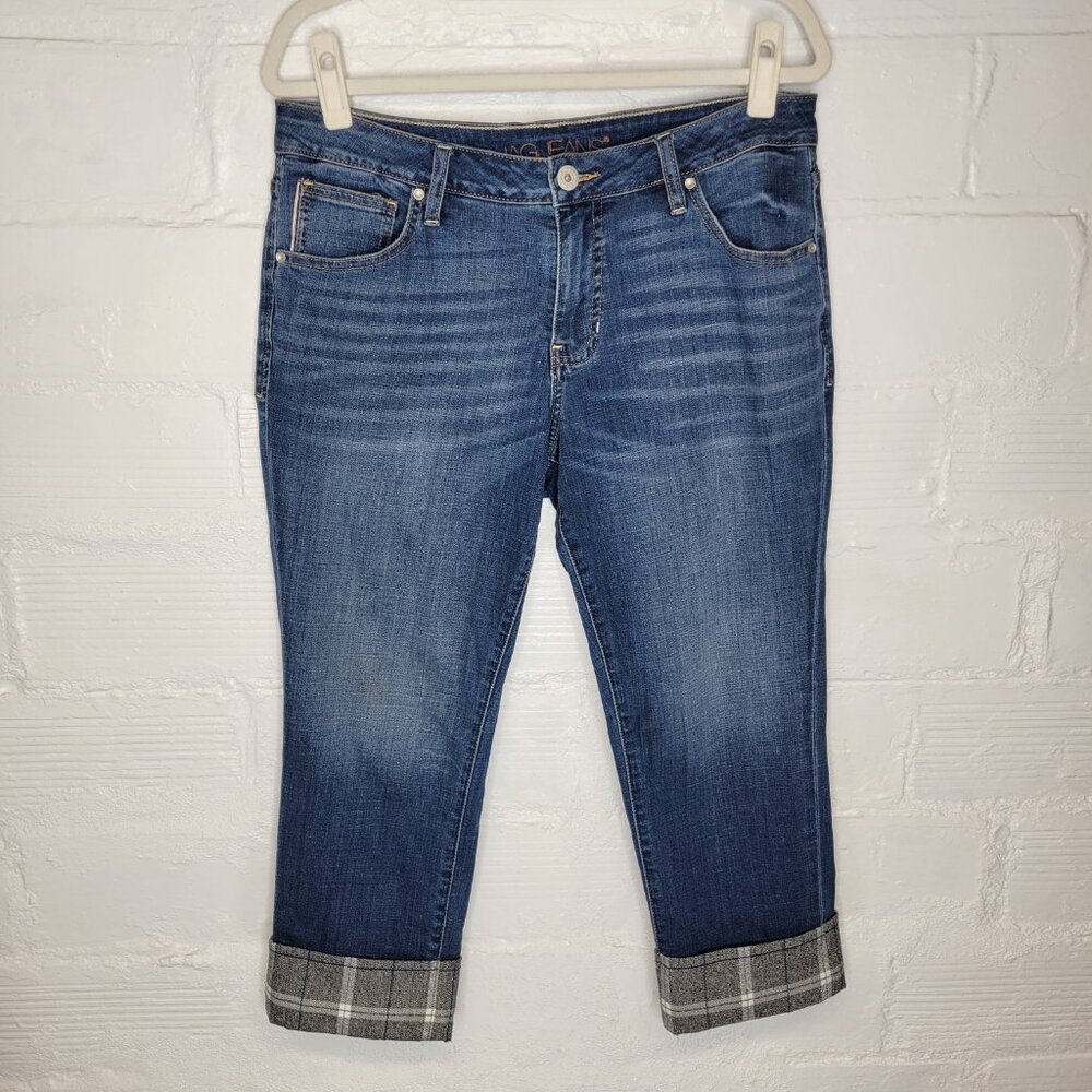 Jag Jeans Women's Size 14P Petite Jeans Girlfriend Crop Cuffed